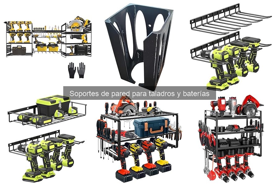 Comparativa de soportes de pared para taladros: Mejores marcas