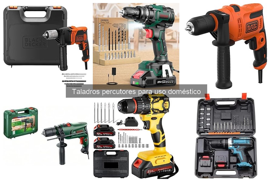 Comparativa de Taladros Percutores Inalámbricos y con Cable