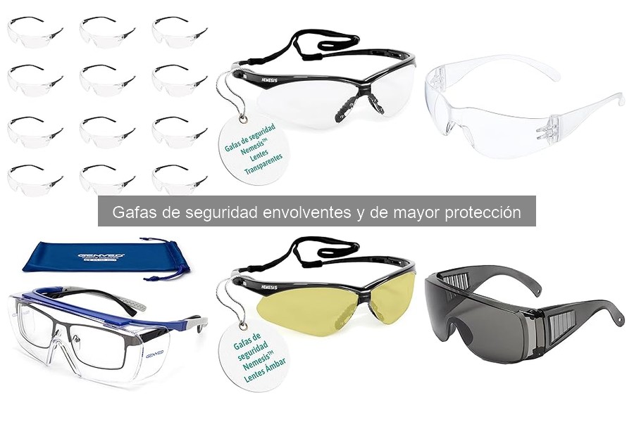 Comparativa: Gafas de Seguridad Envolventes vs Estándar