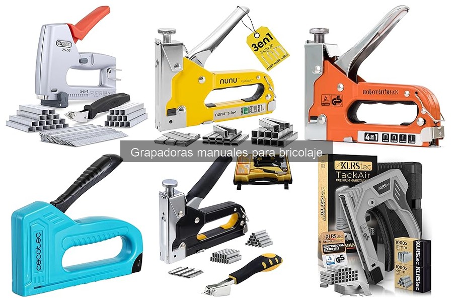 Comparativa: Grapadoras Manuales vs. Eléctricas para Bricolaje