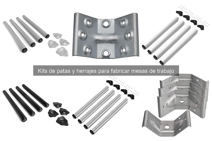 Comparativa: Kits de patas metálicas vs. de madera para mesas
