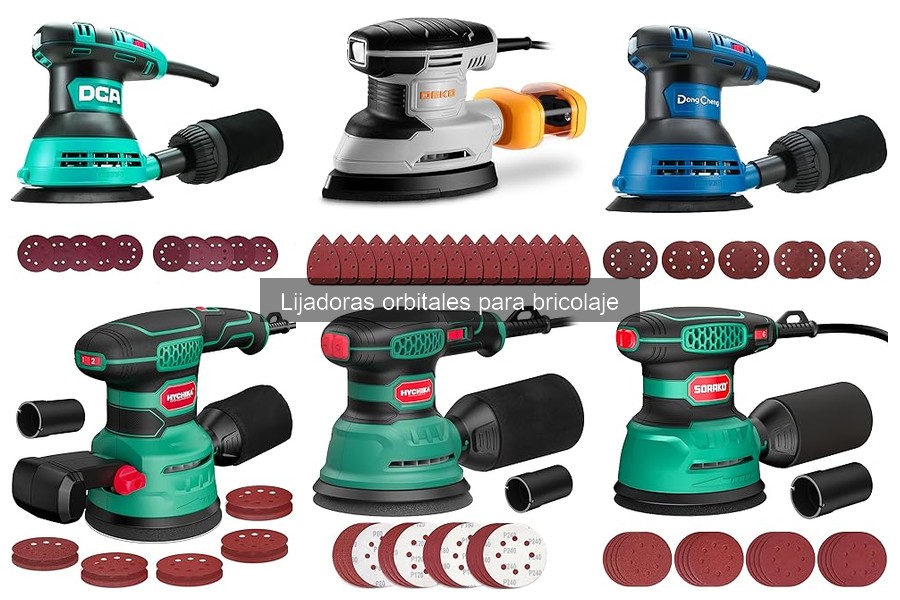 Comparativa: Lijadoras Orbitales vs Lijadoras de Banda