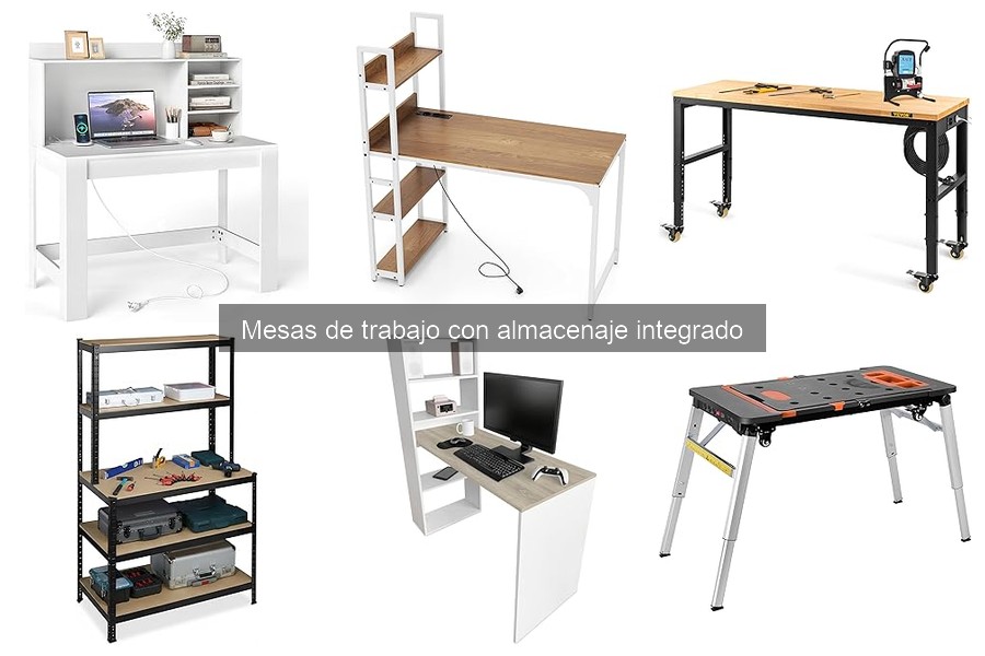 Comparativa: Mesas de Trabajo con Almacenaje vs. Tradicionales