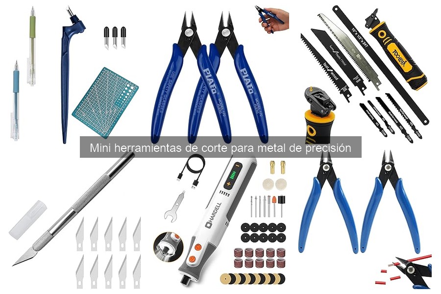 ** Comparativa: Mini herramientas de corte para metal vs. herramientas grandes