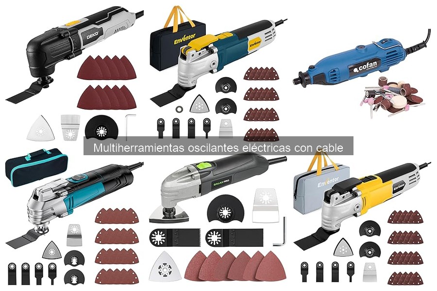 Comparativa: Multiherramientas oscilantes con y sin cable