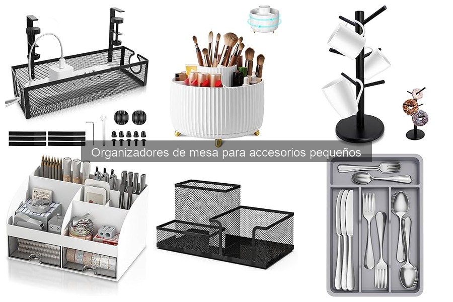 Comparativa: Organizadores de mesa de plástico vs madera