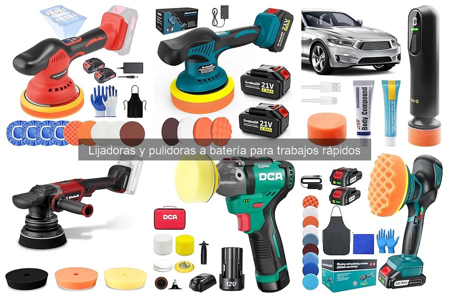 Consejos de seguridad para usar lijadoras y pulidoras a batería