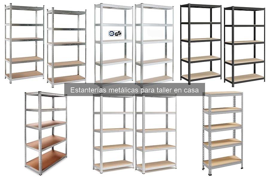 Consejos para mantener estanterías metálicas en taller en casa