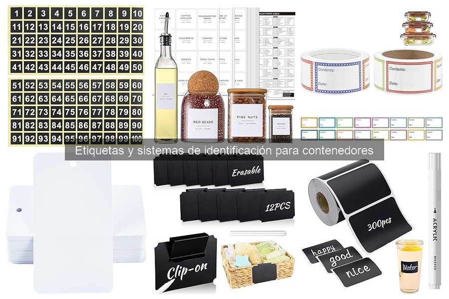 Consejos para Mantener Etiquetas Legibles en Contenedores