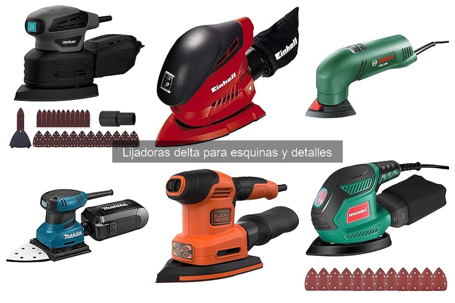 ¿Cuánto cuesta una lijadora delta? Precios y modelos