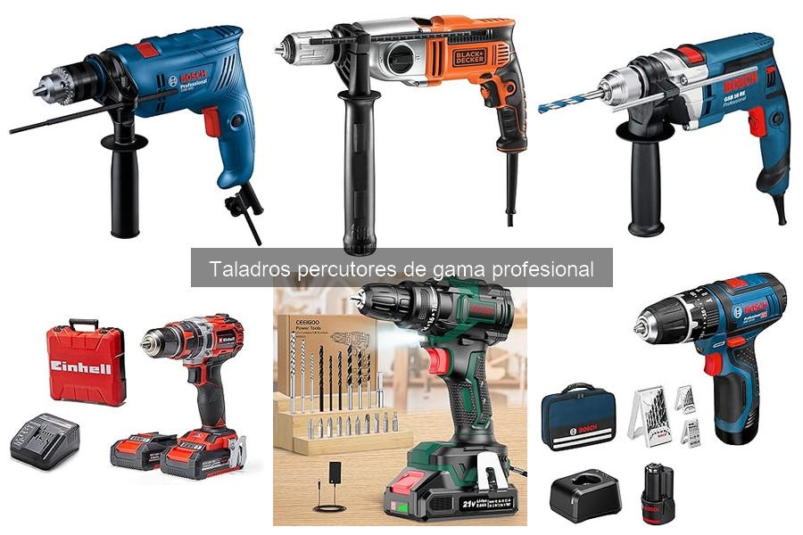 ¿Cuánto gastar en un taladro percutor profesional?