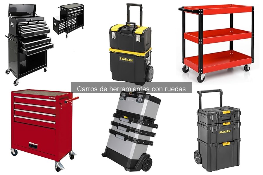 Descubre los Tipos de Carros de Herramientas con Ruedas