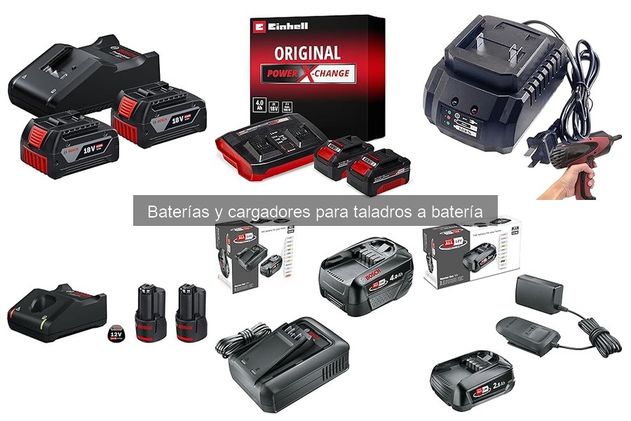 Diferencias entre baterías Li-ion y NiCd para taladros
