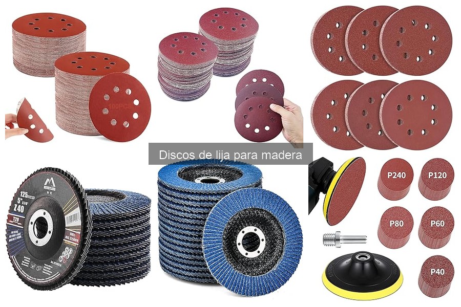 Discos de lija para madera: características y tipos