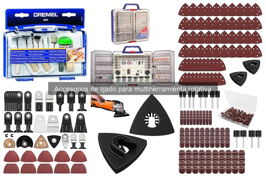 Dónde comprar accesorios de lijado para multiherramientas rotativas