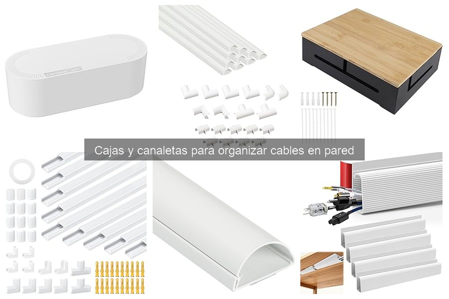 Dónde comprar cajas y canaletas para organizar cables