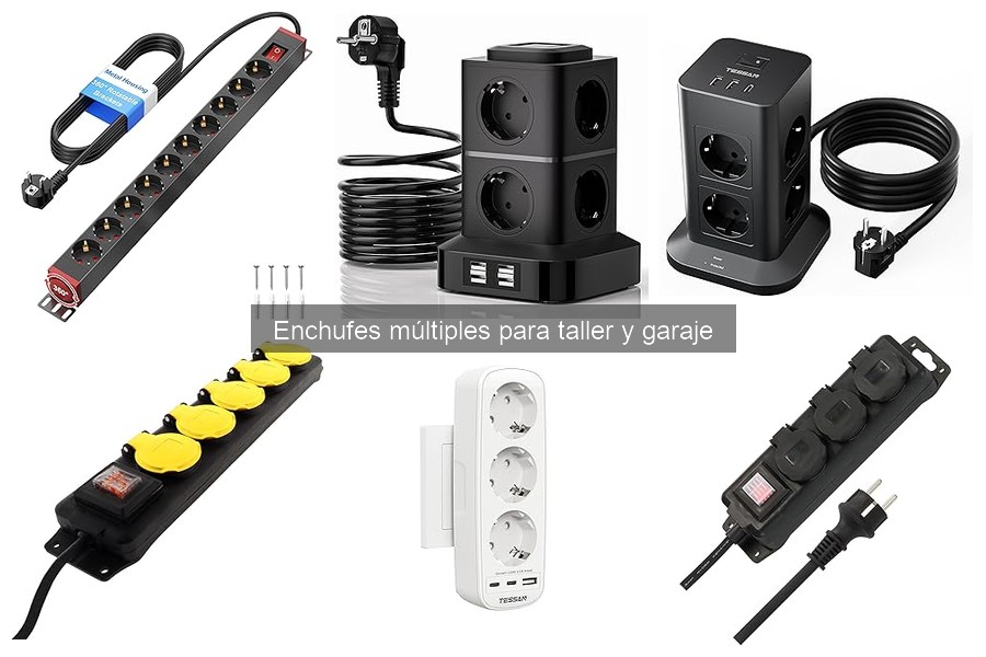 Dónde comprar enchufes múltiples para garaje: mejores opciones
