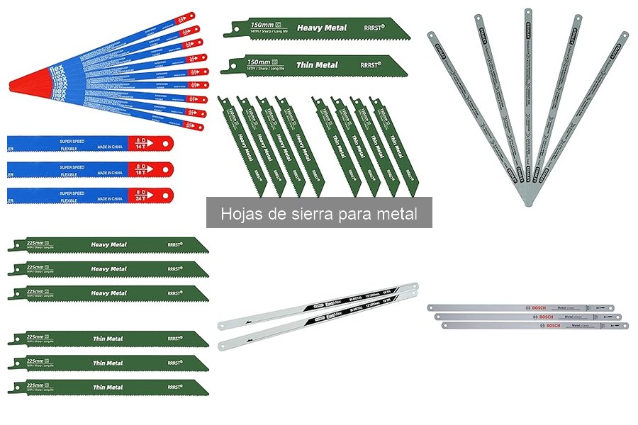 Dónde comprar hojas de sierra para metal: guía completa