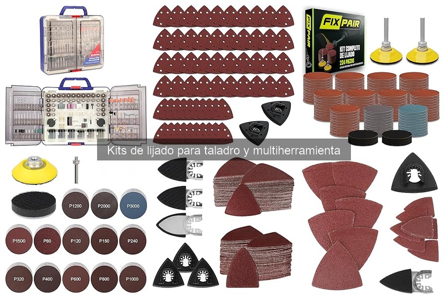 Dónde comprar kits de lijado de calidad para taladro