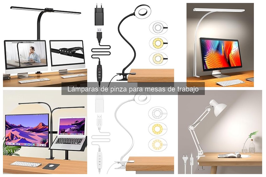 Dónde comprar lámparas de pinza para mesas de trabajo