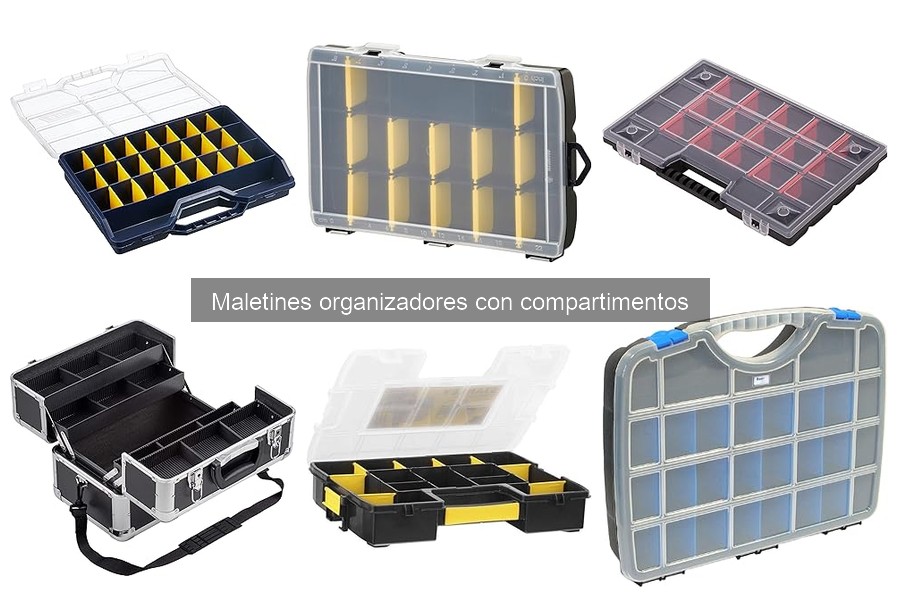 Dónde comprar maletines organizadores con compartimentos