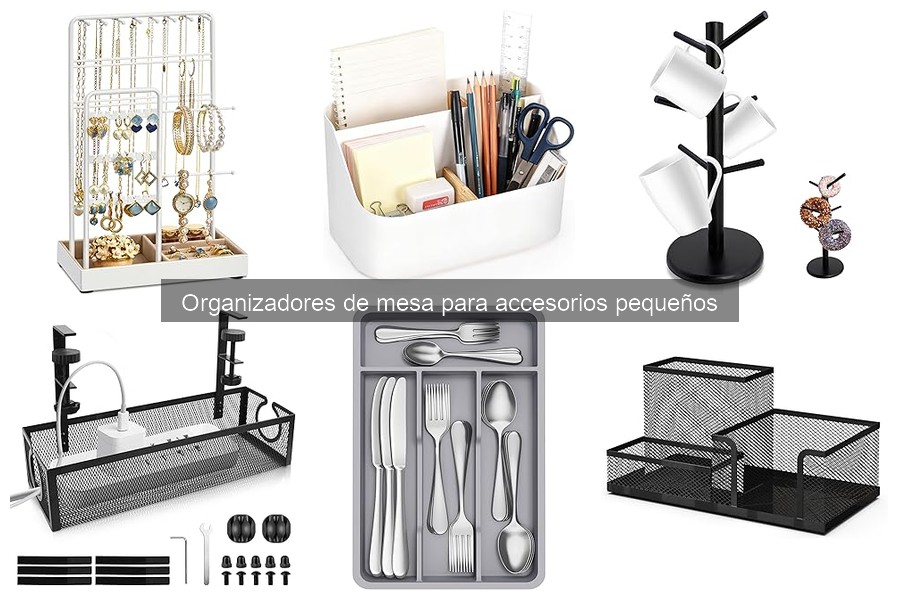 ** Dónde comprar organizadores de mesa para accesorios pequeños
