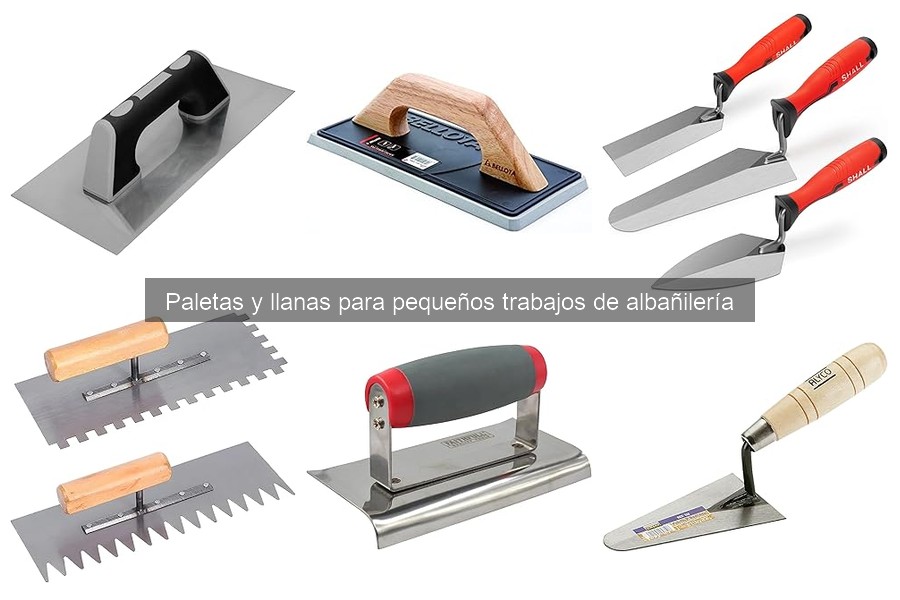 Dónde comprar paletas y llanas para albañilería fácilmente