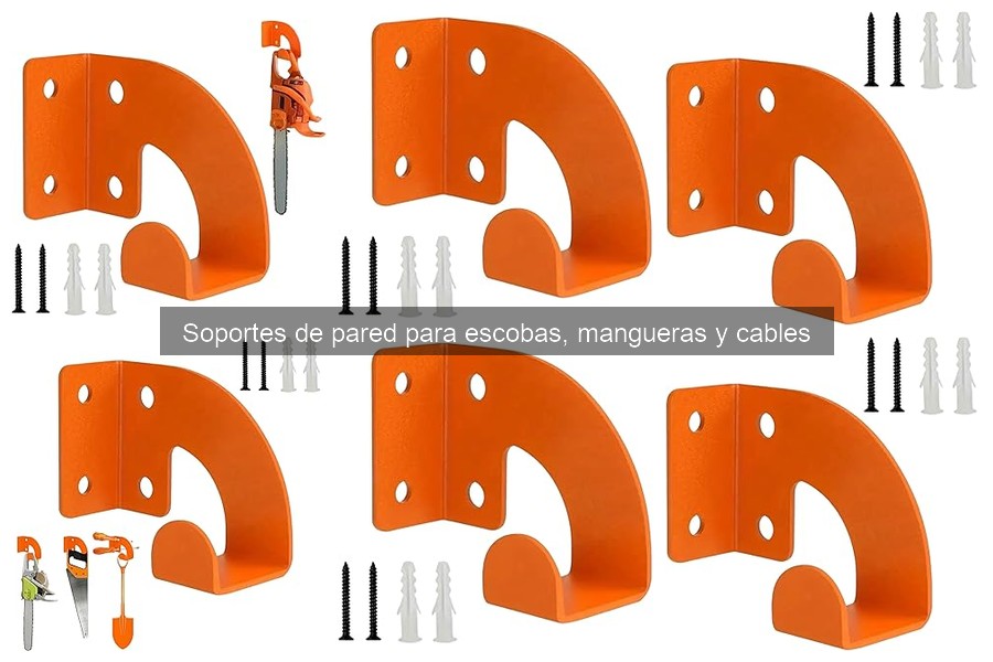 Dónde comprar soportes de pared para escobas y mangueras