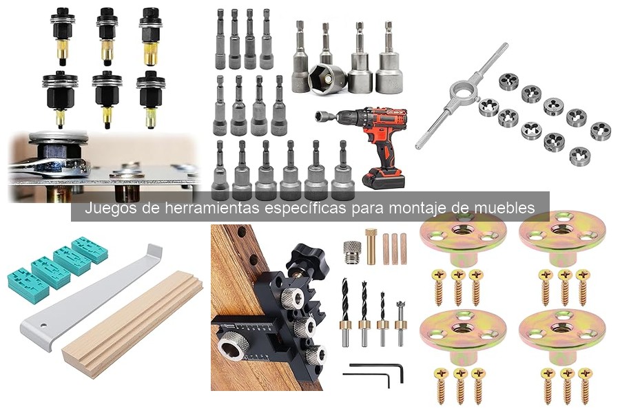 Elementos Clave en un Juego de Herramientas para Montaje de Muebles