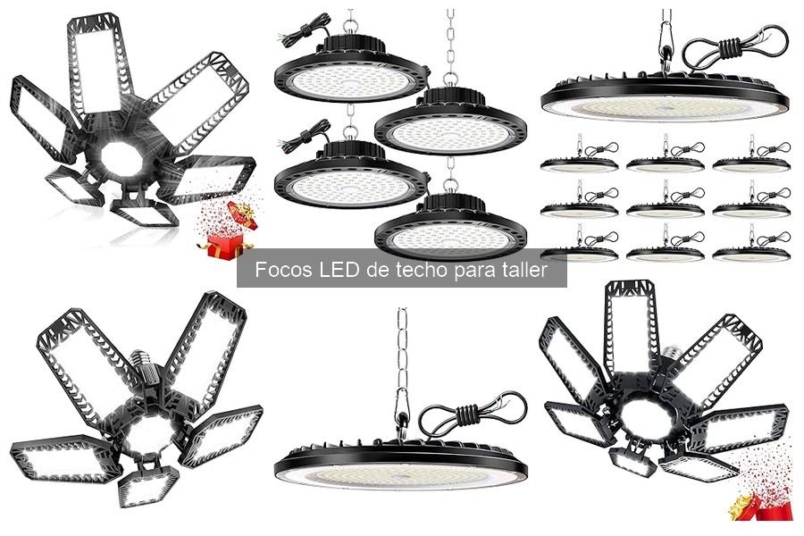 Errores comunes al elegir focos LED de techo para taller