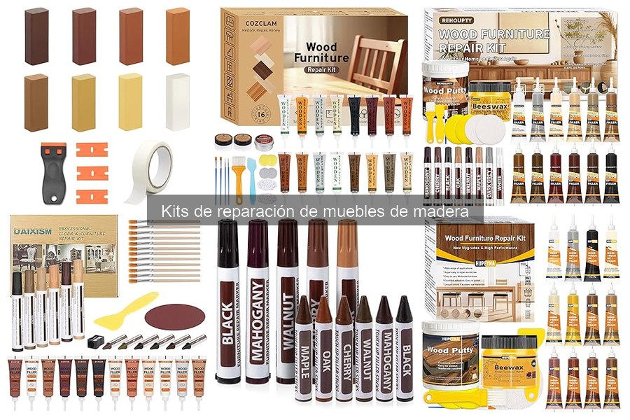 Errores comunes al elegir un kit de reparación de muebles de madera