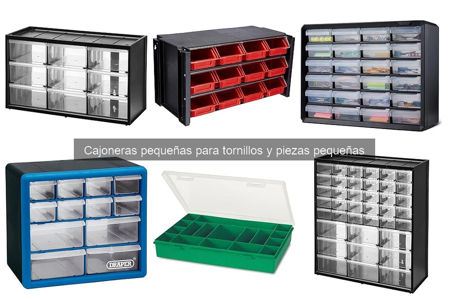 Errores comunes al organizar tornillos en cajoneras pequeñas