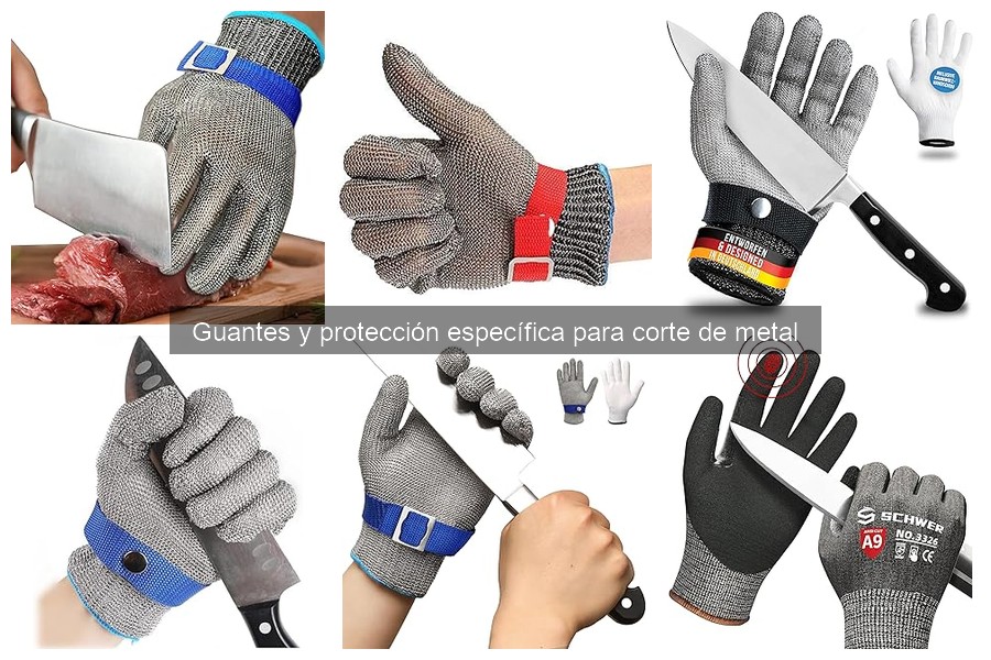 Errores comunes al usar guantes de corte de metal