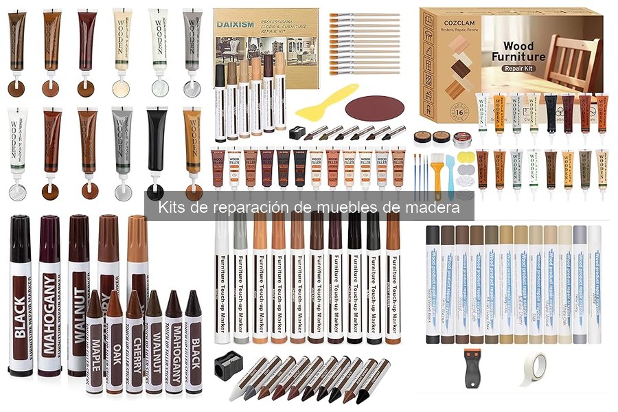 Errores comunes al usar kits de reparación de muebles de madera