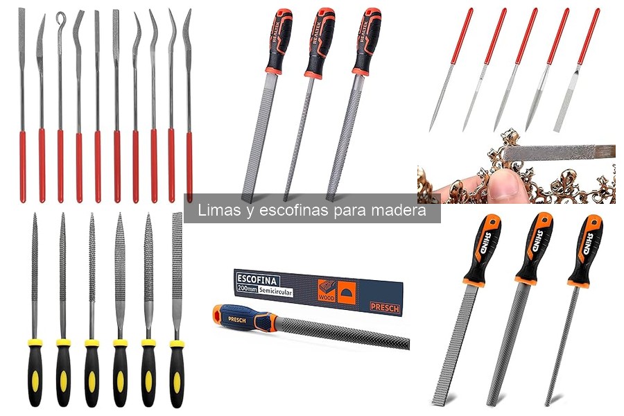 Errores comunes al usar limas y escofinas para madera