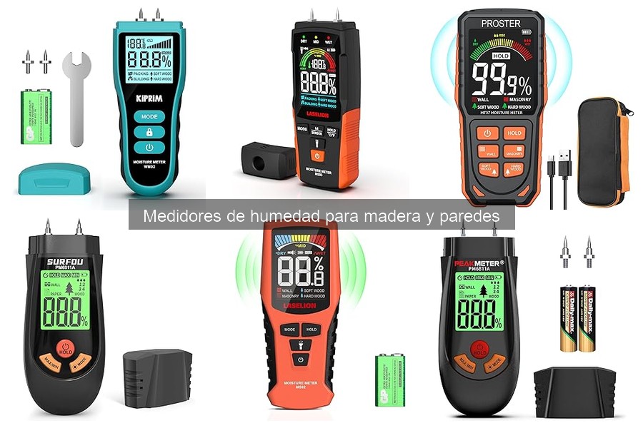 Errores comunes al usar medidores de humedad para madera y paredes