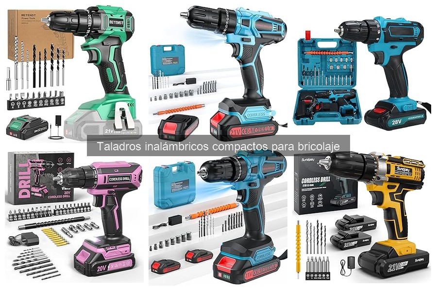 Errores comunes al usar taladros inalámbricos compactos