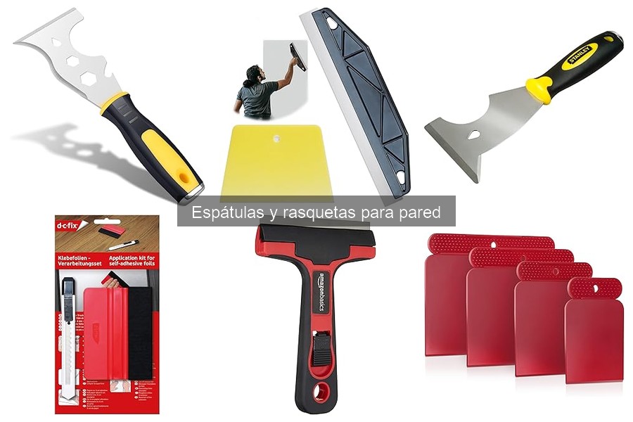 Espátulas para pared según tipo de superficie: guía práctica