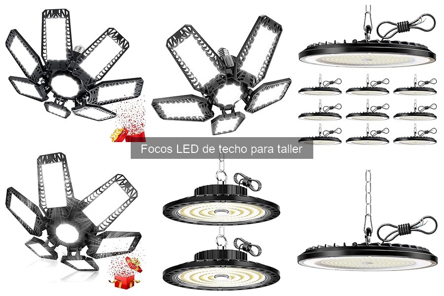 Focos LED de techo económicos para talleres: ¡ilumina tu espacio!