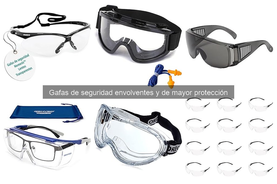 Gafas de seguridad envolventes: ¿Qué son y sus características?