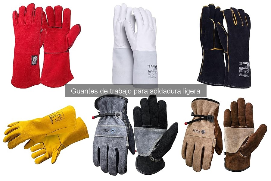 Guantes de Trabajo para Soldadura Ligera: Características y Usos