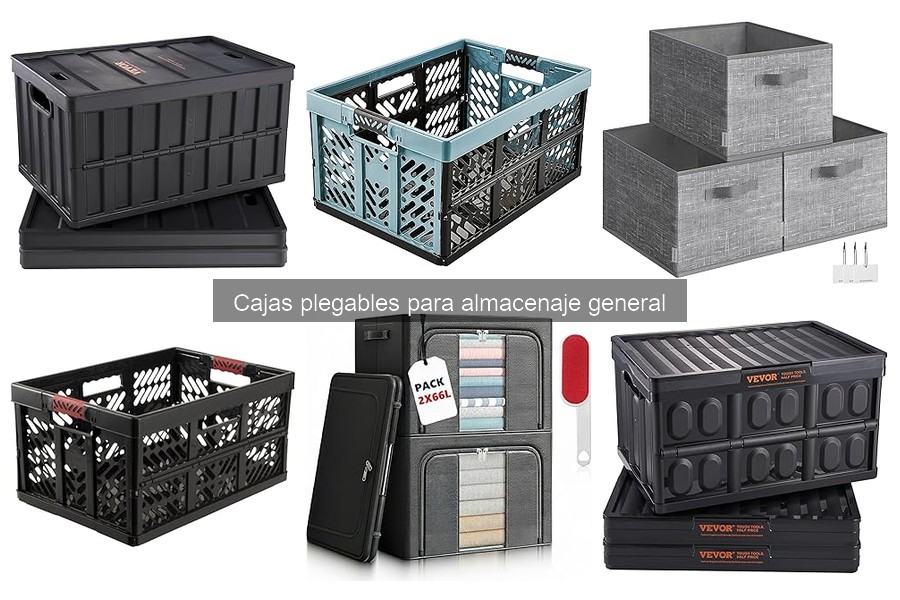 Guía de compra de cajas plegables para almacenaje eficaz