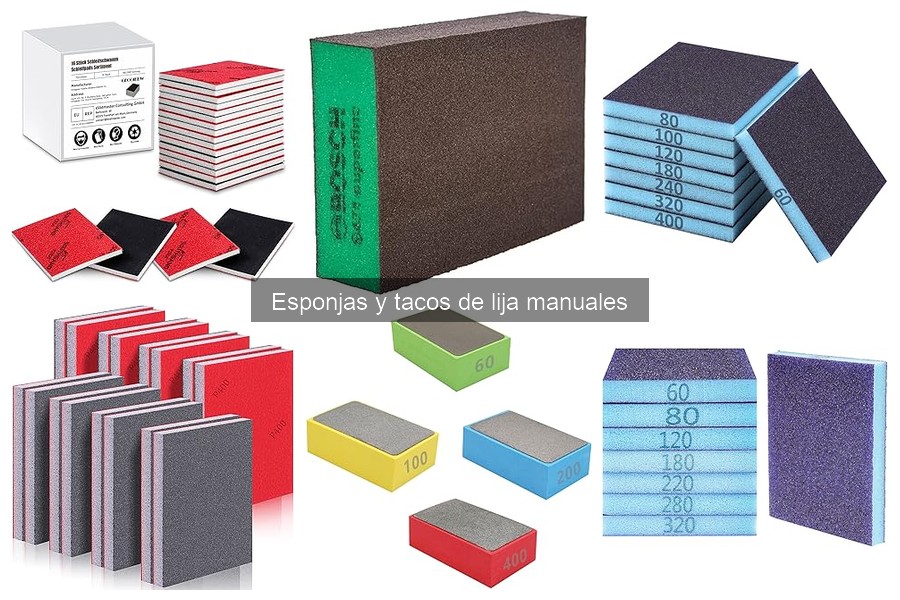 Guía de compra de esponjas de lija manual para bricolaje