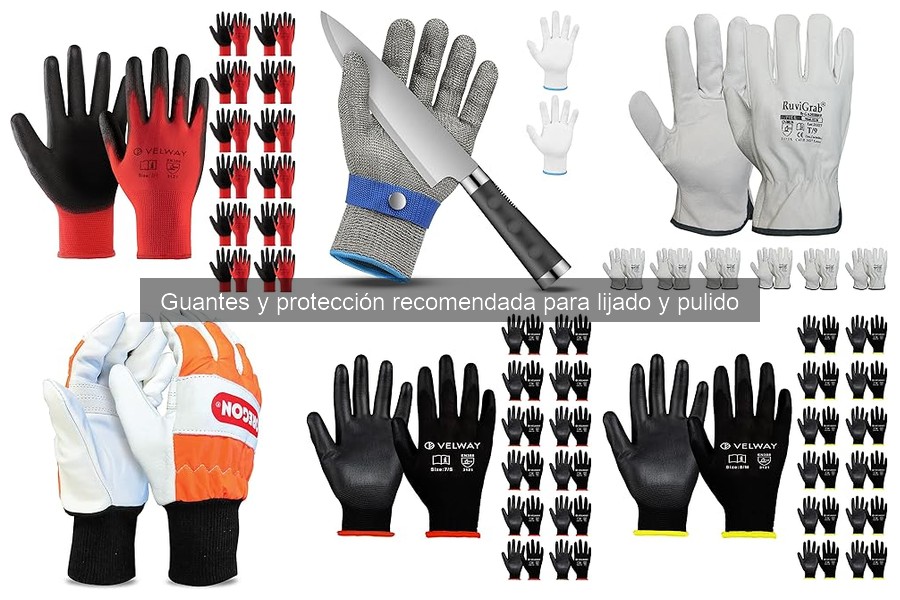 Guía de compra de guantes para lijado y pulido en casa
