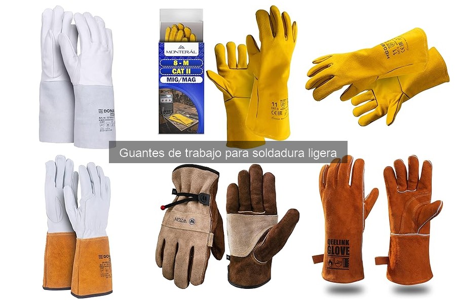 Guía de compra de guantes para soldadura ligera