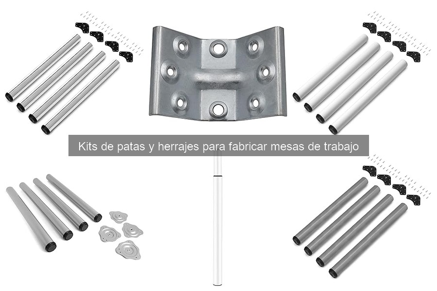 Guía de compra de kits de patas y herrajes para mesas de trabajo