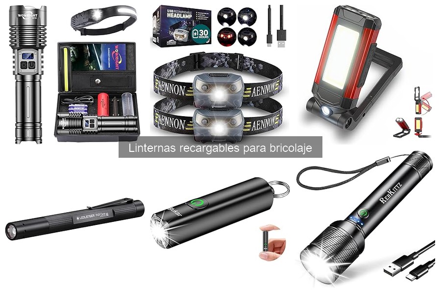 Guía de compra de linternas recargables para bricolaje