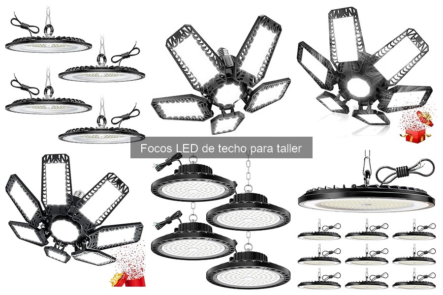 Guía de Instalación de Focos LED de Techo para Taller