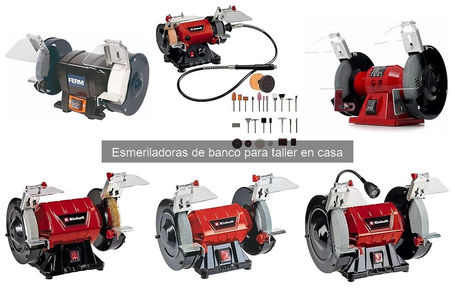 Guía de uso para esmeriladoras de banco en el taller
