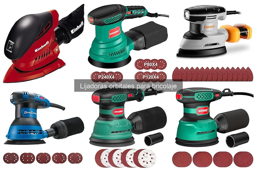 Guía para elegir la lijadora orbital ideal para bricolaje